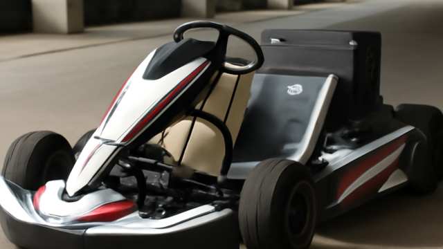 A clean, realistic editorial photograph of 72v electric go kart, natural light, no text or logos.