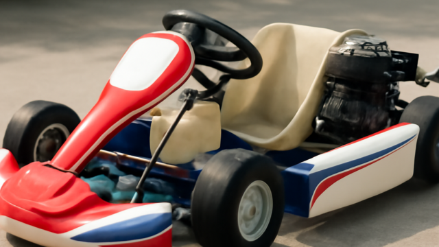 A clean, realistic editorial photograph of 80cc go kart for sale, natural light, no text or logos.