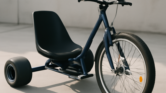 A clean, realistic editorial photograph of drift trike for adults, natural light, no text or logos.