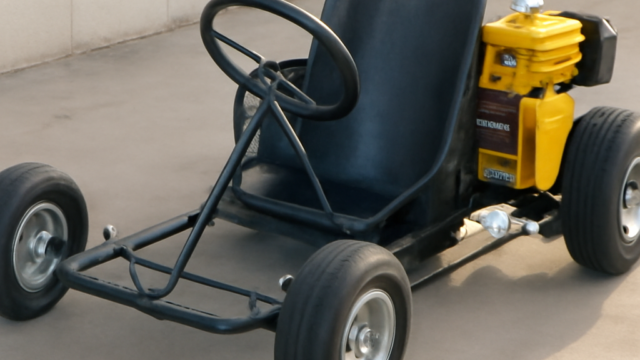 A clean, realistic editorial photograph of mcculloch go kart for sale, natural light, no text or logos.