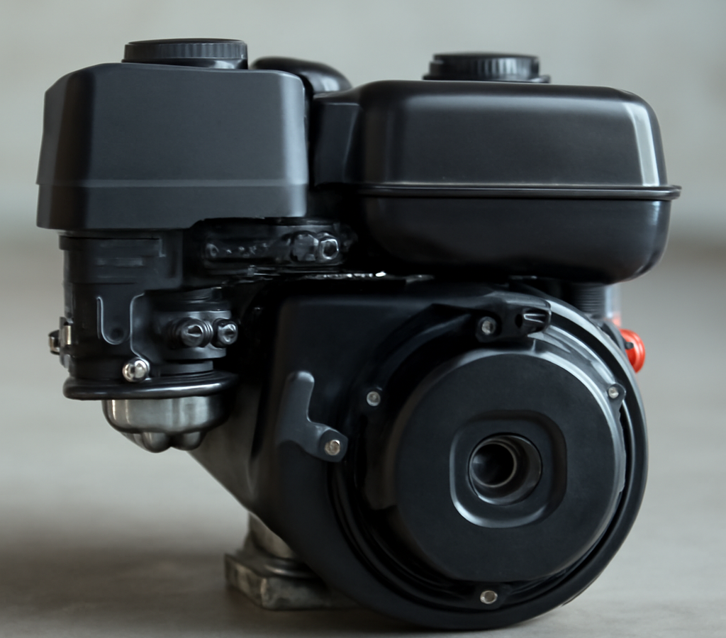 A clean, realistic editorial photograph of predator 212cc engine, natural light, no text or logos.