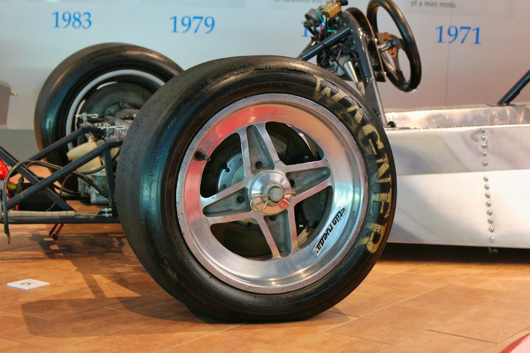 Chrome 5 spoke car wheel — Aluminum Kart Wheels