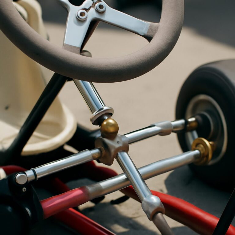 Go-kart steering linkage